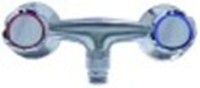 miscelatore biforo a parete vitone a bagno d'olio 1/2" maniglione per capote