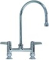 miscelatore biforo vitone in ceramica 1/2" 90° distanza canna 190mm altezza canna 230mm