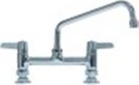 miscelatore biforo vitone in ceramica 1/2" 90° distanza canna 205mm altezza canna 165mm canna