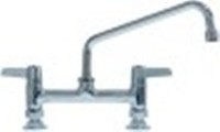 miscelatore biforo vitone in ceramica 1/2" 90° distanza canna 260mm altezza canna 165mm canna