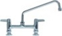 miscelatore biforo vitone in ceramica 1/2" 90° distanza canna 300mm altezza canna 195mm canna