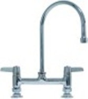 miscelatore biforo vitone in ceramica 1/2" 90° distanza canna 190mm altezza canna 245mm