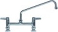 miscelatore biforo vitone in ceramica 1/2" 90° distanza canna 350mm altezza canna 210mm canna