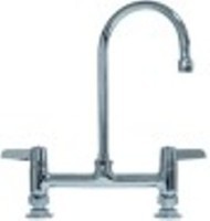 miscelatore biforo vitone in ceramica 1/2" 90° distanza canna 145mm altezza canna 260mm