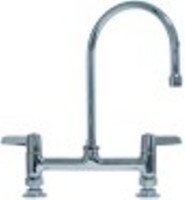 miscelatore biforo vitone in ceramica 1/2" 90° distanza canna 190mm altezza canna 230mm