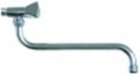 rubinetto monoacqua orizzontale vitone in ceramica 1/2" 180° distanza canna 300mm