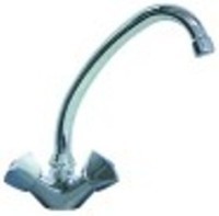 miscelatore monoforo vitone in ceramica 1/2" 180° distanza canna 200mm altezza canna 220mm