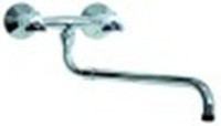 miscelatore biforo a parete vitone in ceramica 1/2" 180°