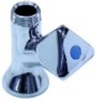 rubinetto monoacqua verticale vitone in ceramica 180° rotazione