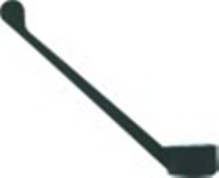 manopola a leva lunghezza maniglia 260mm recipiente 10x10,6mm diametro  55mm lungo