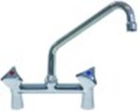 miscelatore biforo vitone a bagno d'olio 1/2" attacco 1/2" canna distanza canna 250mm