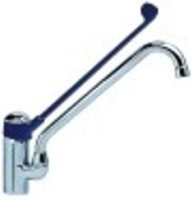miscelatore monoforo e monocomando leva lunga cartuccia ceramica diametro 40mm distanza canna 200mm