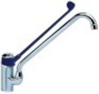 miscelatore monoforo e monocomando leva lunga cartuccia ceramica diametro 40mm distanza canna 200mm