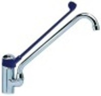 miscelatore monoforo e monocomando leva lunga cartuccia ceramica diametro 40mm distanza canna 300mm