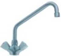 miscelatore monoforo inox vitone a bagno d'olio 1/2" distanza canna 220mm