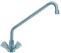 miscelatore monoforo inox vitone a bagno d'olio 1/2" distanza canna 255mm
