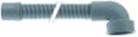 tubo scarico dn28 l 260mm diametro  int. estr. dritta 33mm diametro  int. estr. dritta 40mm diametro  int. estr. piegata 52mm