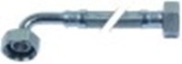 tubo flessibile calza inox dritto-curvo dn10 attacco 1: 3/4" attacco 2: 3/4" l 1500mm