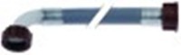 tubo flessibile di carico acqua pvc dritto-curvo dn13 raccordi 3/4" l 2500mm p di lavoro 10bar