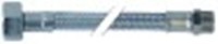 tubo flessibile calza inox dn10 raccordi 1/2" - 3/8" l 500mm p di lavoro 10bar