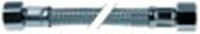 tubo flessibile calza inox dritto-dritto dn8 raccordi 3/8" l 330mm tenuta conica