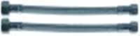 tubo flessibile calza inox dritto-dritto dn8 raccordi 3/8"-1/2" l 230mm conf. 2 pz