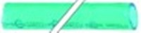 tubo flessibile in pvc int. diametro  22mm diametro  est. 30mm l 105mm spessore della parete 4mm verde