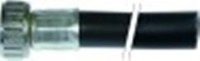 tubo flessibile di carico acqua pvc l 1500mm filetto 3/4" d1 diametro  13mm con. 1 diametro  est. 19