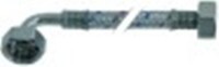 tubo flessibile calza inox dritto-curvo dn8 attacco 1: 3/8" attacco 2: 3/8" l 2000mm