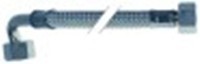 tubo flessibile calza inox dritto-curvo dn8 raccordi 3/8" l 500mm tenuta conica