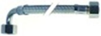 tubo flessibile calza inox dritto-curvo dn8 raccordi 3/8" l 1000mm tenuta conica