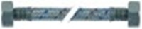 tubo flessibile calza inox dritto-dritto dn12 raccordi 3/4" l 1000mm p di lavoro 10bar