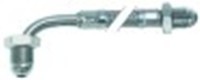 tubo flessibile calza inox dritto-curvo dn8 raccordi 3/8" l 300mm tenuta conica