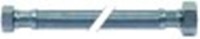 tubo flessibile calza inox dritto-dritto dn12 raccordi 1/2" -3/4" l 1500mm certificato dvgw