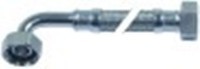 tubo flessibile calza inox dritto-curvo dn12 attacco 1: 3/4" attacco 2: 3/4" l 1000mm