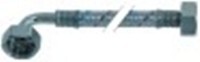 tubo flessibile calza inox dritto-curvo dn10 attacco 1: 1/2" attacco 2: 1/2" l 2000mm