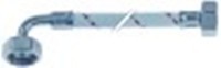 tubo flessibile di carico acqua filetto 3/4" dn 10mm l 500mm rivestito in plastica bianco/rosso