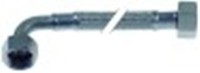 tubo flessibile calza inox dritto-curvo dn10 attacco 1: 3/4" attacco 2: 3/4" l 1000mm