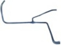 tubo sagomato diametro  est. 20/31 con derivazione l 560mm lavaggio nero con. 1