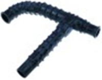 tubo sagomato diametro  est. 58 d1 diametro  50mm d2 diametro  35mm l 455mm nero con. 1