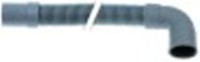 tubo scarico dn32 l 1500mm diametro  int. estr. dritta 33mm diametro  int. estr. dritta 39mm