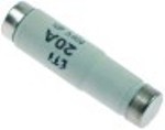fusibile misura di 20a nominale 500v e16 diametro  13mm l 50mm con. 10 pz