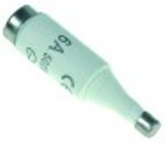 fusibile misura di 6a nominale 500v e16 diametro  13mm l 50mm con. 10 pz