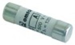 fusibile misura diametro 10x38mm 10a nominale 500v tipo gg rapido con. 1 pz