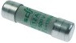 fusibile misura diametro 10x38mm 12a nominale 500v tipo gg rapido con. 1 pz