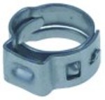 fascetta a occhiello diametro  7,0-8,7mm larghezza 5mm spessore nastro 0,6mm conf. 20 pz inox w4