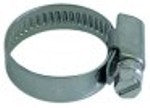 fascetta tubo inox w4 diametro  16-27mm larghezza 9mm conf. 10 pz