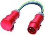 adattatore per misure 32a giunto cee/32a spina cee trifase