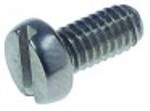 vite a testa piatta filetto m4 lungh. fil. 8mm acciaio inox conf. 1 pz recipiente a taglio