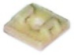 base adesiva grandezza 19x19mm con. 100 pz